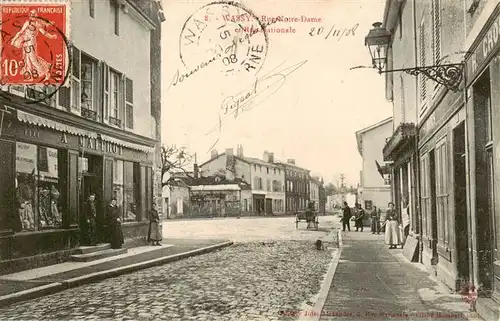 AK / Ansichtskarte  Wassy_52_Haute-Marne Rue Notre Dame et Rue Nationale