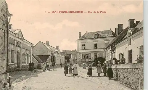 AK / Ansichtskarte  Monthou-sur-Cher_41_Loir-et-Cher Rue de la Poste