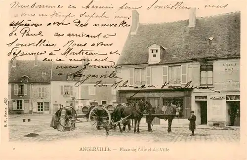 AK / Ansichtskarte  Angerville_91_Essonne Place de lHotel de Ville