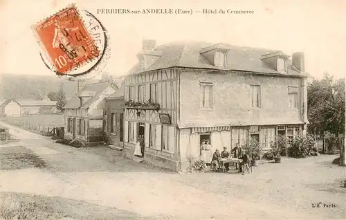 AK / Ansichtskarte  Perriers-sur-Andelle_27_Eure Hotel du Commerce