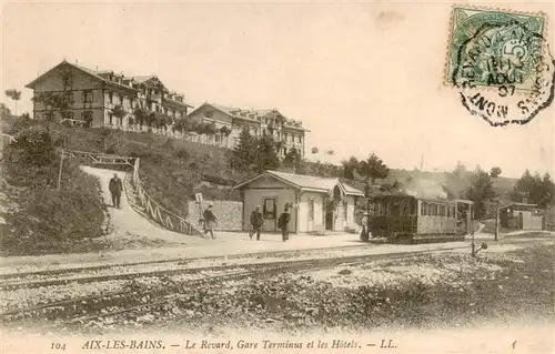 AK / Ansichtskarte  Aix-les-Bains_73_Savoie Le Retard Gare Terminus et les Hotels