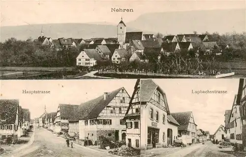 AK / Ansichtskarte  Nehren_Wuerttemberg_BW Panorama Hauptstrasse Lupbachsstrasse