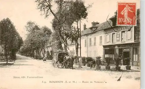 AK / Ansichtskarte  Bourron-Marlotte_77_Seine-et-Marne Route de Nemours