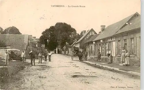 AK / Ansichtskarte  Vatimesnil_Marie-de-Vatimesnil_Sainte_27_Eure La Grande Route