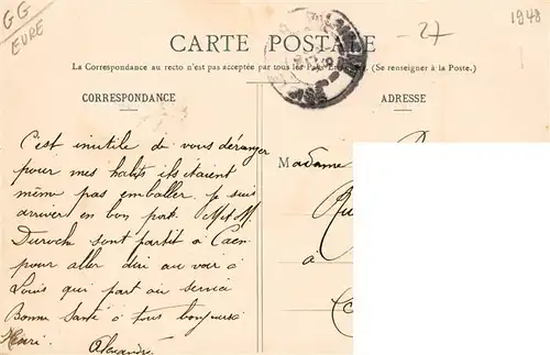 AK / Ansichtskarte  Nonancourt_27_Eure La Grande Rue vue prise Porte de Verneuil