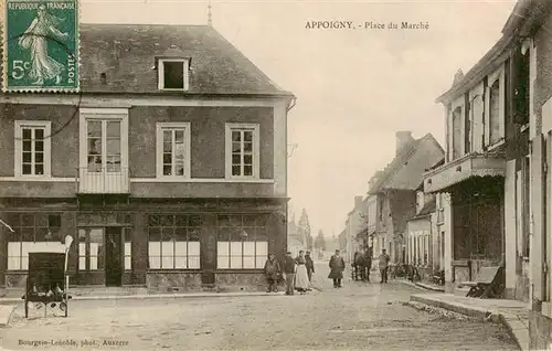 AK / Ansichtskarte  Appoigny Place du Marche