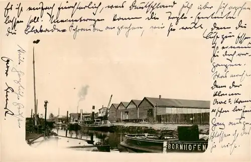 AK / Ansichtskarte 73939472 Bornhofen_Kamp_Rhein Hafen