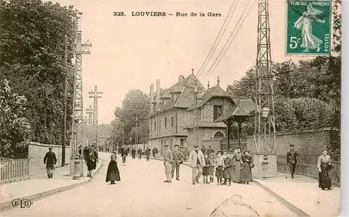 AK / Ansichtskarte  Louviers_27_Eure Rue de la Gare