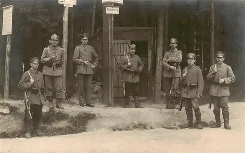 AK / Ansichtskarte  Waltersdorf_Zittau Soldatenfoto