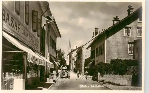 AK / Ansichtskarte  Le_Sentier_VD Strassenpartie