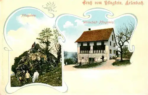 AK / Ansichtskarte  Erlenbach___ZH Pflugstein Wirtschaft Pflugstein