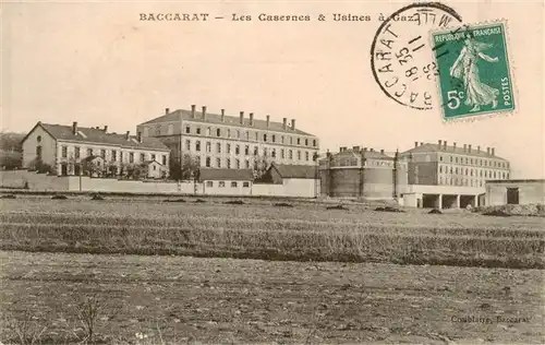 AK / Ansichtskarte  Baccarat_54_Meurthe-et-Moselle Les Casernes et Usines a Gaz
