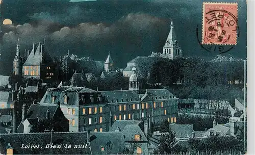 AK / Ansichtskarte  Gien_45_Loiret La nuit