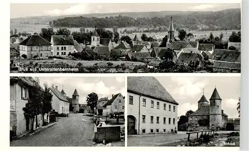 AK / Ansichtskarte  Unteraltenbernheim_Obernzenn Panorama Ortspartie Schloss