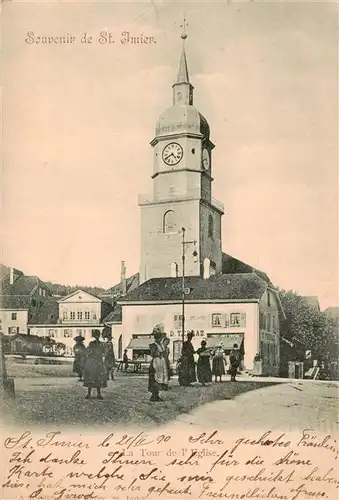 AK / Ansichtskarte  St_Imier_BE La Tour de l'Eglise