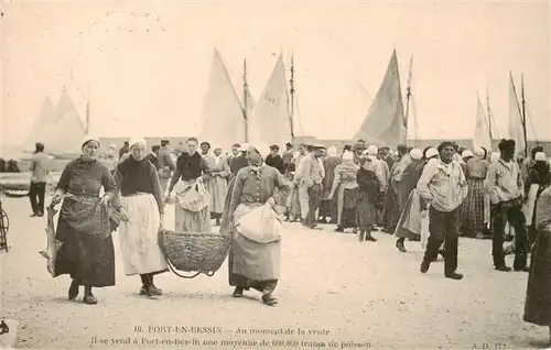 AK / Ansichtskarte  Port-en-Bessin-Huppain_14_Calvados Au moment de la vente