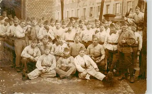 AK / Ansichtskarte  Mulhouse_Muehlhausen_68_Alsace Soldaten Gruppenfoto