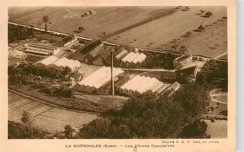 AK / Ansichtskarte  La_Gueroulde_27_Eure Les Usines Chaubeyre vue aérienne