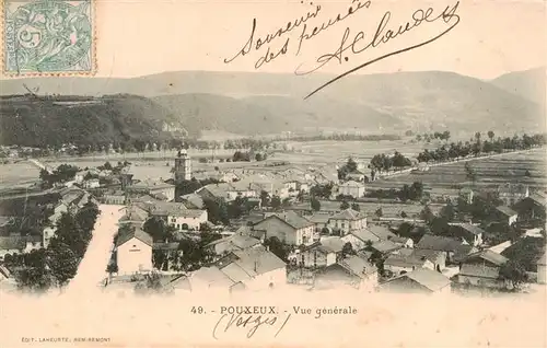 AK / Ansichtskarte  Pouxeux_88_Vosges Vue générale