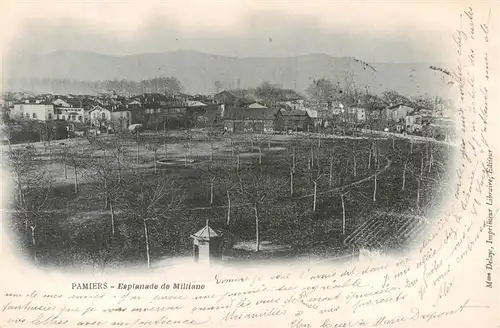 AK / Ansichtskarte  Pamiers_09_Ariege Esplanade de Milliane