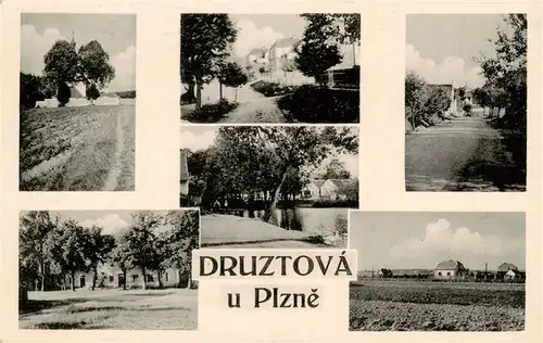 AK / Ansichtskarte 73939725 Druztova_Pilsen_Plzen_CZ Teilansichten Landschaft