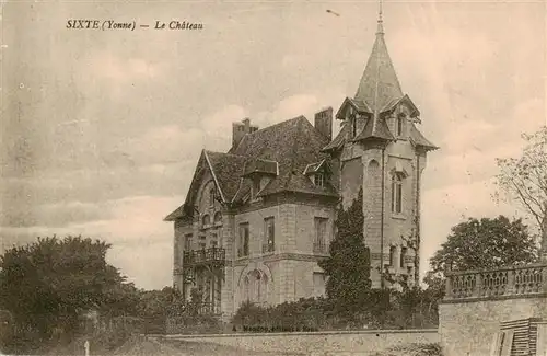 AK / Ansichtskarte  Sixte_89_Yonne Château Schloss