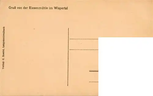 AK / Ansichtskarte  Wispertal_Lorch_Rheingau Riesenmuehle