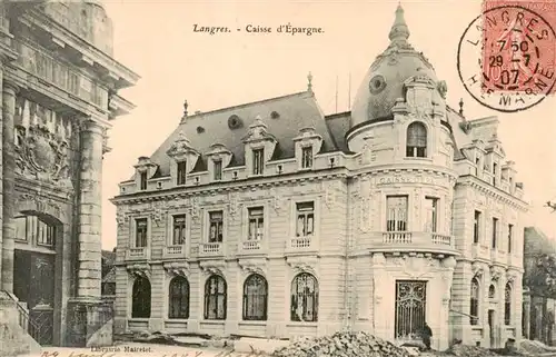 AK / Ansichtskarte  Langres_52_Haute-Marne Caisse d'Epargne