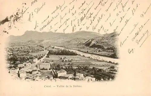 AK / Ansichtskarte  Crest_26_Drome Panorama Vallée de la Drôme