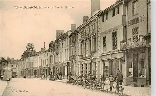AK / Ansichtskarte  Saint-Dizier_52_Haute-Marne La Rue du Marche