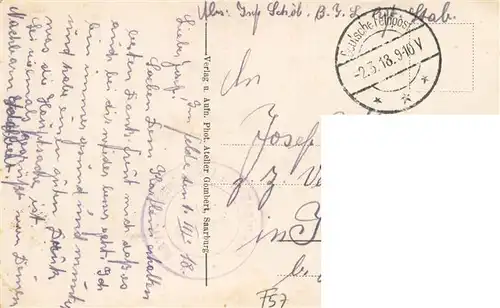 AK / Ansichtskarte  Saarburg_Lothringen_Sarrebourg_57_Moselle Proviant Amt 11. Ulanen Regt und Kaserne unter Beschuss Aug 1914