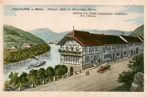 AK / Ansichtskarte 73939854 Hauenstein_Rhein_Baden Kleinste Stadt im Deutschen Reich Gasthof zum Adler