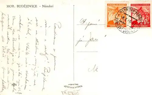 AK / Ansichtskarte  Budejovice_Moravske_Budejovice Namesti