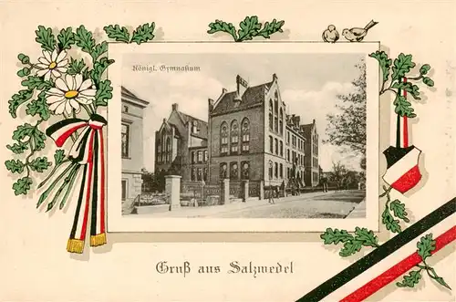 AK / Ansichtskarte  Salzwedel Koenigl Gymnasium Feldpost