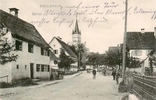 AK / Ansichtskarte  Erolzheim Dorfstrasse