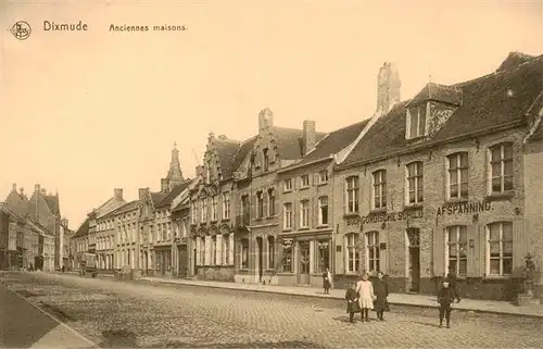 AK / Ansichtskarte 73939911 Dixmude_Diksmuide_Dilsmuide_Belgie Anciennes maisons