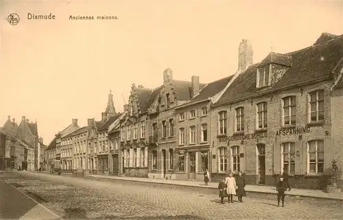 AK / Ansichtskarte  Dixmude_Diksmuide_Dilsmuide_Belgie Anciennes maisons