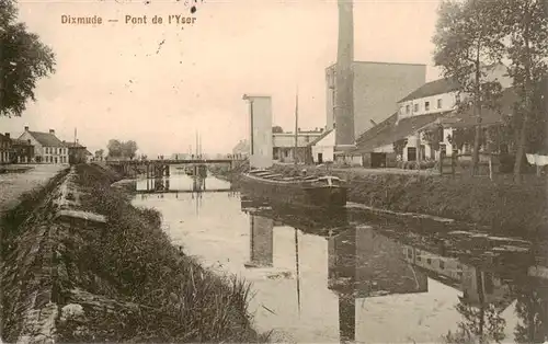 AK / Ansichtskarte  Dixmude_Diksmuide_Dilsmuide_Belgie Pont de l Yser