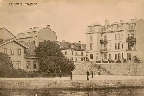 AK / Ansichtskarte  Carlskrona_Karlskrona_Sweden Kungsbron