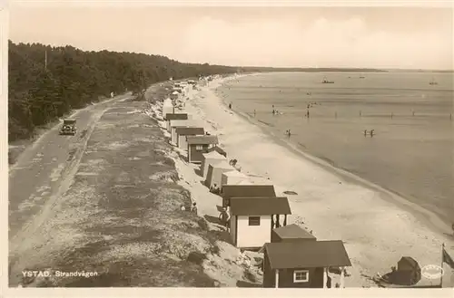 AK / Ansichtskarte  Ystad_Sweden Strandvaegen