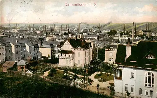 AK / Ansichtskarte  Crimmitschau_Sachsen Stadtpanorama