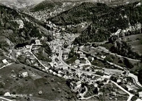 AK / Ansichtskarte  Waldenburg_BL Fliegeraufnahme