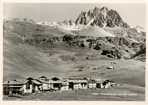 AK / Ansichtskarte  Grevasalvas_GR Bergdorf mit Piz Lagrev