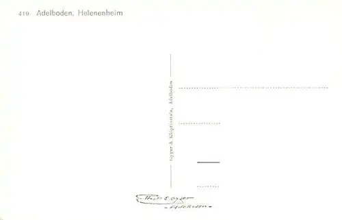 AK / Ansichtskarte  Adelboden_BE Helenenheim