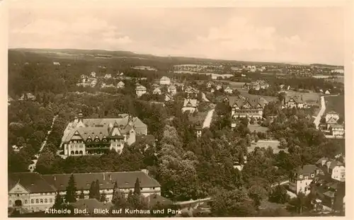 AK / Ansichtskarte  Altheide_Bad_Schlesien_PL Blick auf Kurhaus und Park