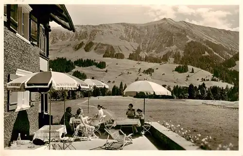 AK / Ansichtskarte  Schwende_Riezlern_Kleinwalsertal_Vorarlberg_AT Gasthaus Cafe Pension Bergblick