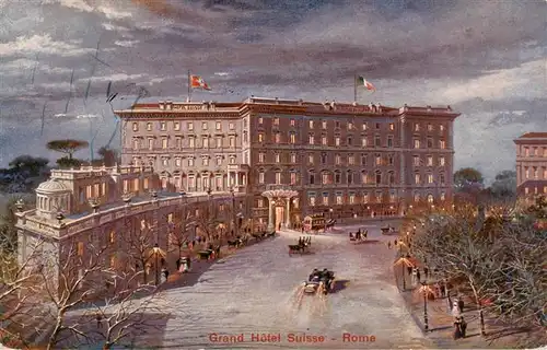 AK / Ansichtskarte  Rome__Roma_Rom_IT Grand Hotel Suisse