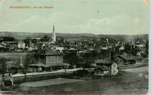 AK / Ansichtskarte  Pfaffenhofen_Ilm Panorama