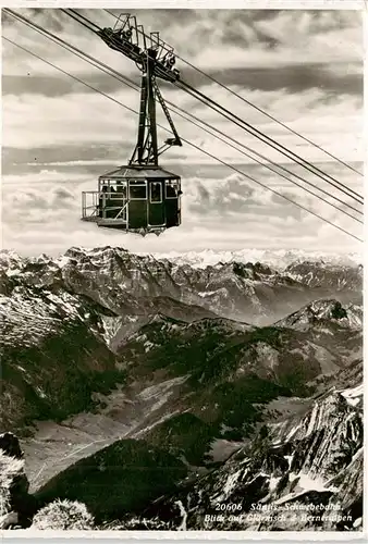 AK / Ansichtskarte  Seilbahn_Cable-Car_Telepherique Saentis Glaernisch Berneralp