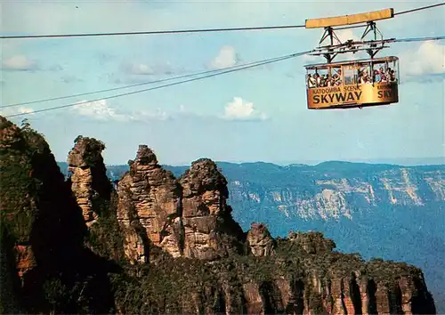 AK / Ansichtskarte  Seilbahn_Cable-Car_Telepherique Scenic Skyway With the Three Sisters